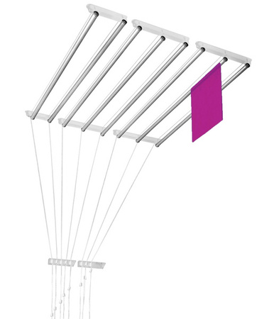 Deckentrockner 8 Stab aluminium ø25 mm rundes Stange