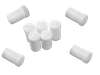 Adapter für 12 mm Stab Weiß 14 Stück