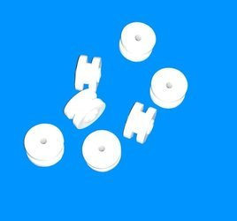 Adapter für 12 mm Stab Weiß 14 Stück