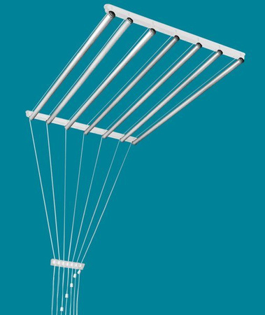 Deckentrockner 7 Stab aluminium ø25 mm rundes Stange