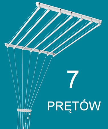 Deckentrockner 7 Stab stahl ø13 mm rundes Stange