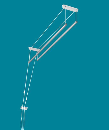 Suszarka sufitowa 2 prętowa aluminium ø16 mm